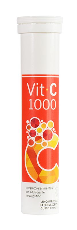 Amicafarmacia Vit C 1000 gusto Arancia 20 compresse effervescenti-1