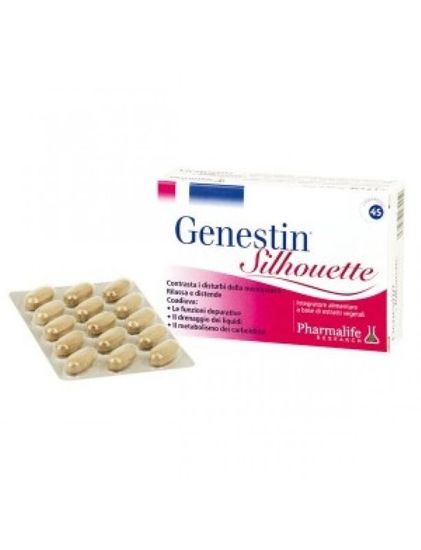 Pharmalife Genestin Silhouette utile per la menopausa 45 compresse-1