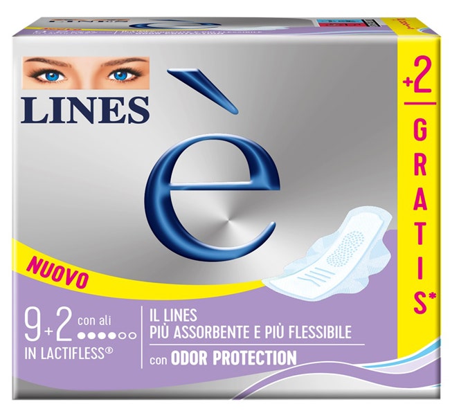 Lines è 11 Assorbenti con Ali per Flussi Normali-1