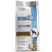 Forza10 Medium Diet Crocchette Al Cavallo E Piselli Per Cani Taglia Media Sacco 1,5kg-1
