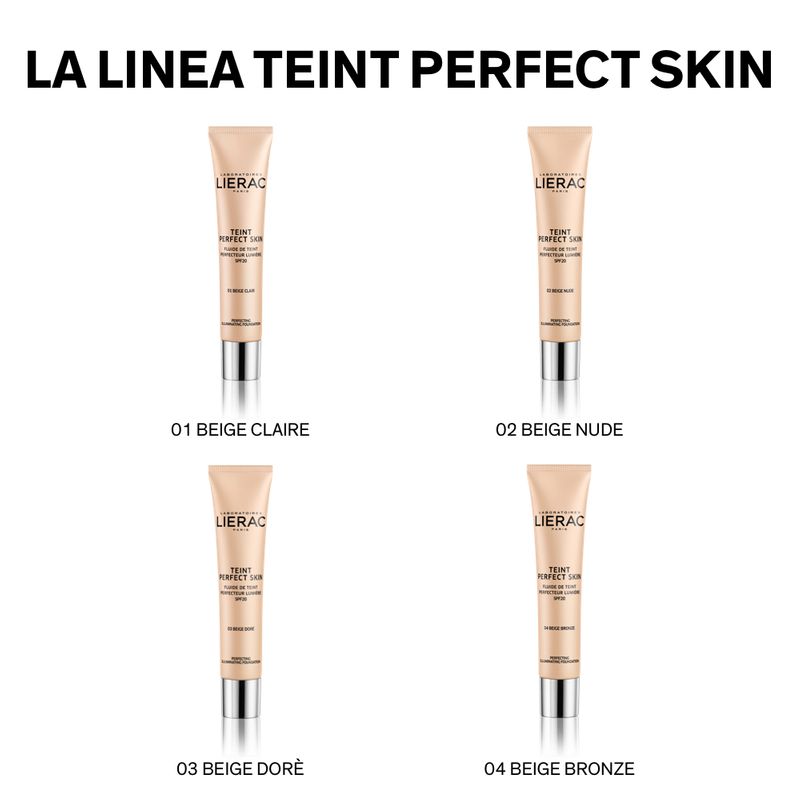 Lierac Teint Perfect Skin Fondotinta Fluido Perfezionatore 01-Beige Clair 30 ml-5