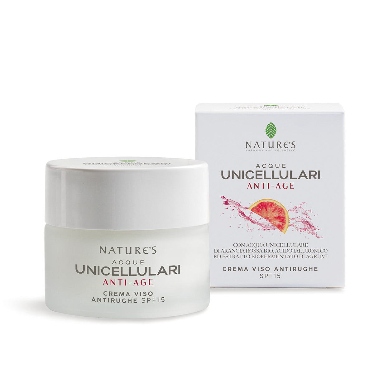 Nature's Acque Unicellulari Crema Viso Anti-Rughe SPF15 50ml-2