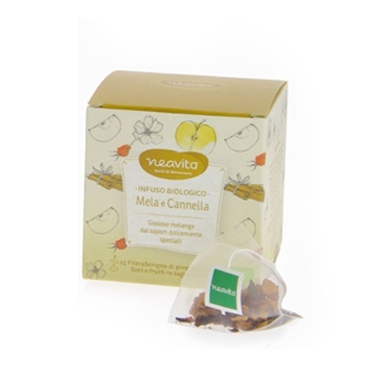 Neavita Mela e Cannella infuso biologico 15 filtroscrigno-0