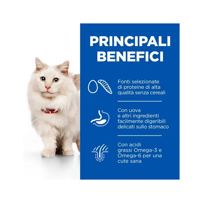 Hill's Science Plan Hypoallergenic Adult Alimento Secco Per Gatti Con Uova E Insetti 1,5Kg-11