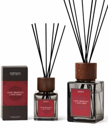 Nasoterapia Legni Orientali e Pepe nero Diffusore d'essenza con bastoncini 200ml-1