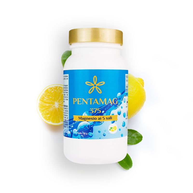 Pentamag 375 Magnesio ai 5 sali effervescente 280g-0