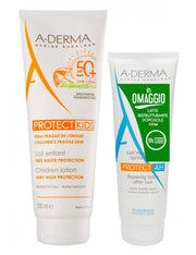 A-Derma Protect Latte solare viso e corpo SPF50+ protezione molto alta 250ml+ Doposole Ristrutturant-1