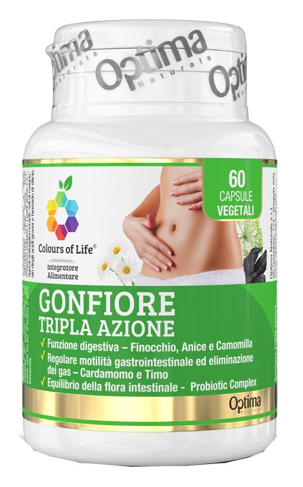 Colours of Life Gonfiore Tripla Azione 60 Capsule-1