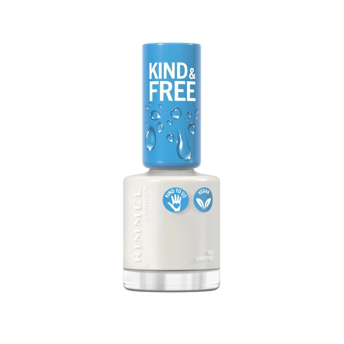 Rimmel Kind & Free Smalto Formula A Base Naturale Tonalità 151 Fresh Undone 8ml-1