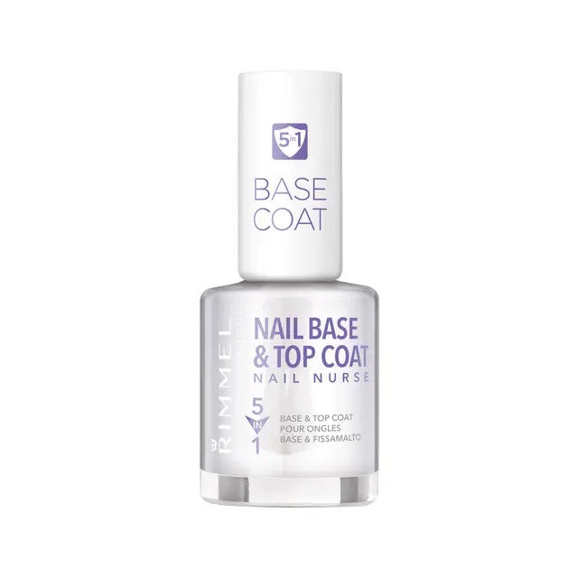 Rimmel Smalto Nail Base & Top Coat 5 In 1 12ml-1