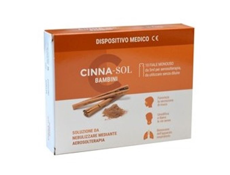 Cinna-Sol Bambini Soluzione da nebulizzare mediante aerosolterapia 10 fiale monouso da 5ml-1