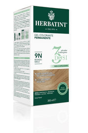 Herbatint Tinta per Capelli Gel Colorante Permanente 3Dosi 9N Biondo Miele 300ml-2