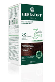 Herbatint Tinta per Capelli Gel Colorante Permanente 3Dosi 5R Castano Chiaro Ramato 300ml-2
