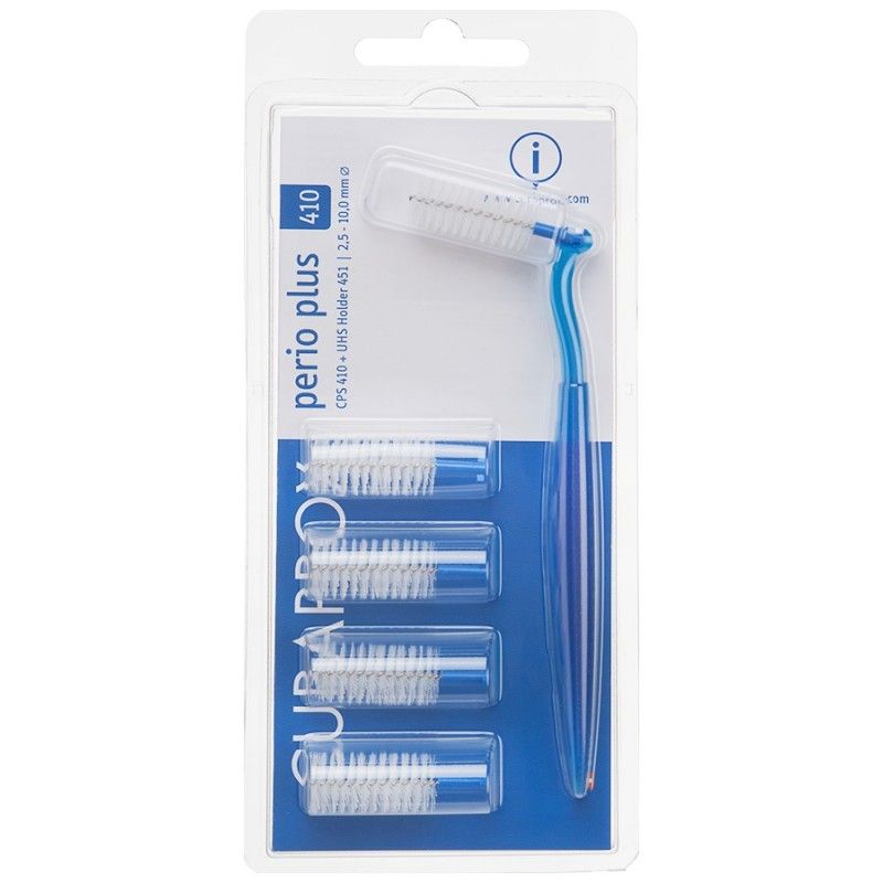 Curaprox Perio Plus Scovolini Interdentali con Manico 10,0mm colore blu 5 pezzi-1