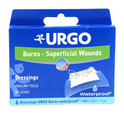 Urgo Ustioni E Ferite Superficiali Medicazioni Sterili impermeabili 5x7cm 6 pezzi-0