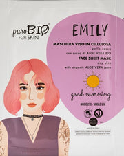 PuroBio For Skin Emily  Maschera Viso in cellulosa Good Morning 1 maschera monouso-1