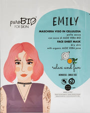 Purobio For Skin Emily Maschera Viso in cellulosa Relax and Fun 1 maschera monouso-1