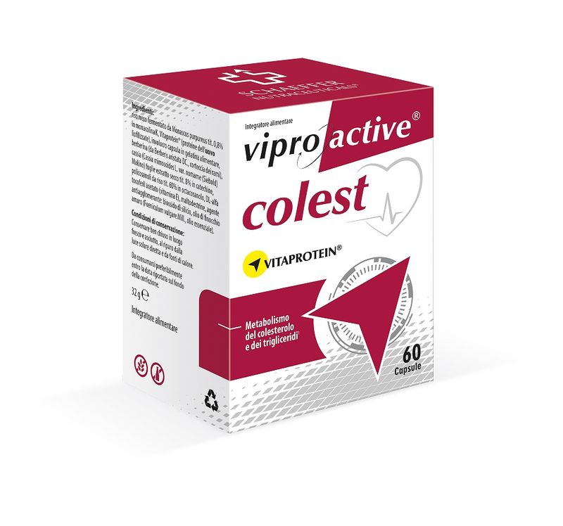 Viproactive Colest controllo del colesterolo 60 Capsule-1