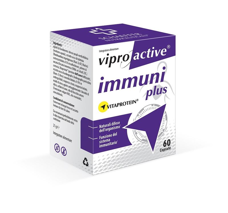 ViproActive Immuni Plus difese immunitarie 60 Capsule-1