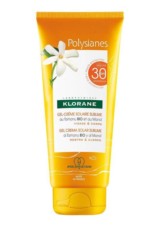 Polysianes Gel Crema Solare Sublime SPF30 protezione alta Tamanu Bio & Monoi 200ml-1
