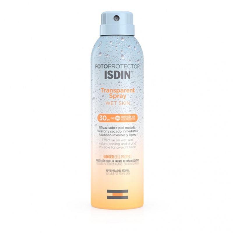 Isdin Fotoprotector Transparent Spray Corpo Wet Skin SPF30 250ml-1