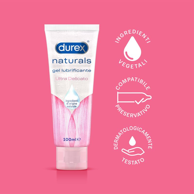 Durex Naturals Gel Lubrificante Ultra Delicato 100ml-2