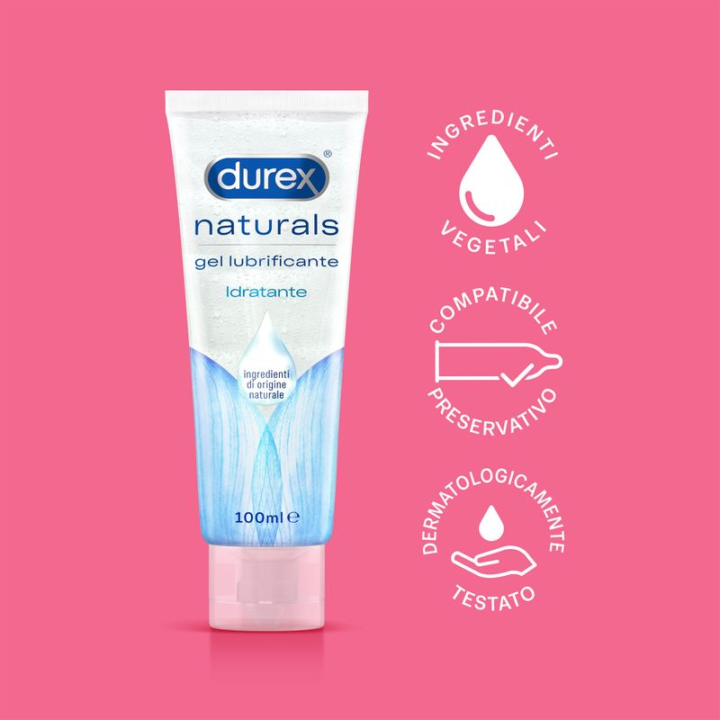 Durex Naturals Gel Lubrificante Idratante 100ml-2