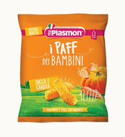 Plasmon I Paff Dei Bambini Snack Gusto Carota e Zucca 15g-1