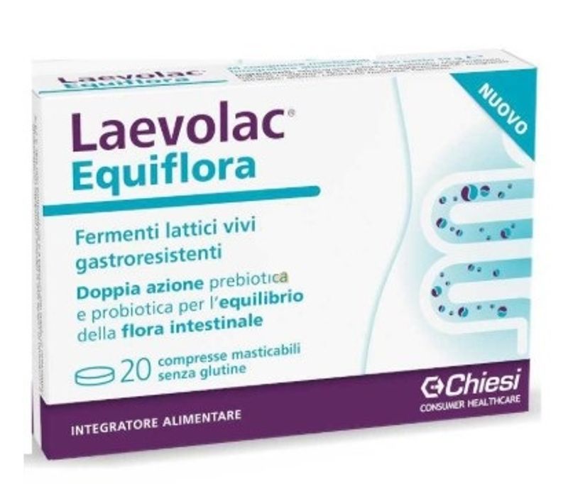 Laevolac Equiflora fermenti lattici vivi gastroresistenti 20 compresse-1