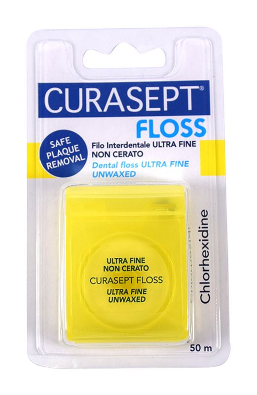 Curasept floss filo interdentale ultra fine non cerato 50ml-1
