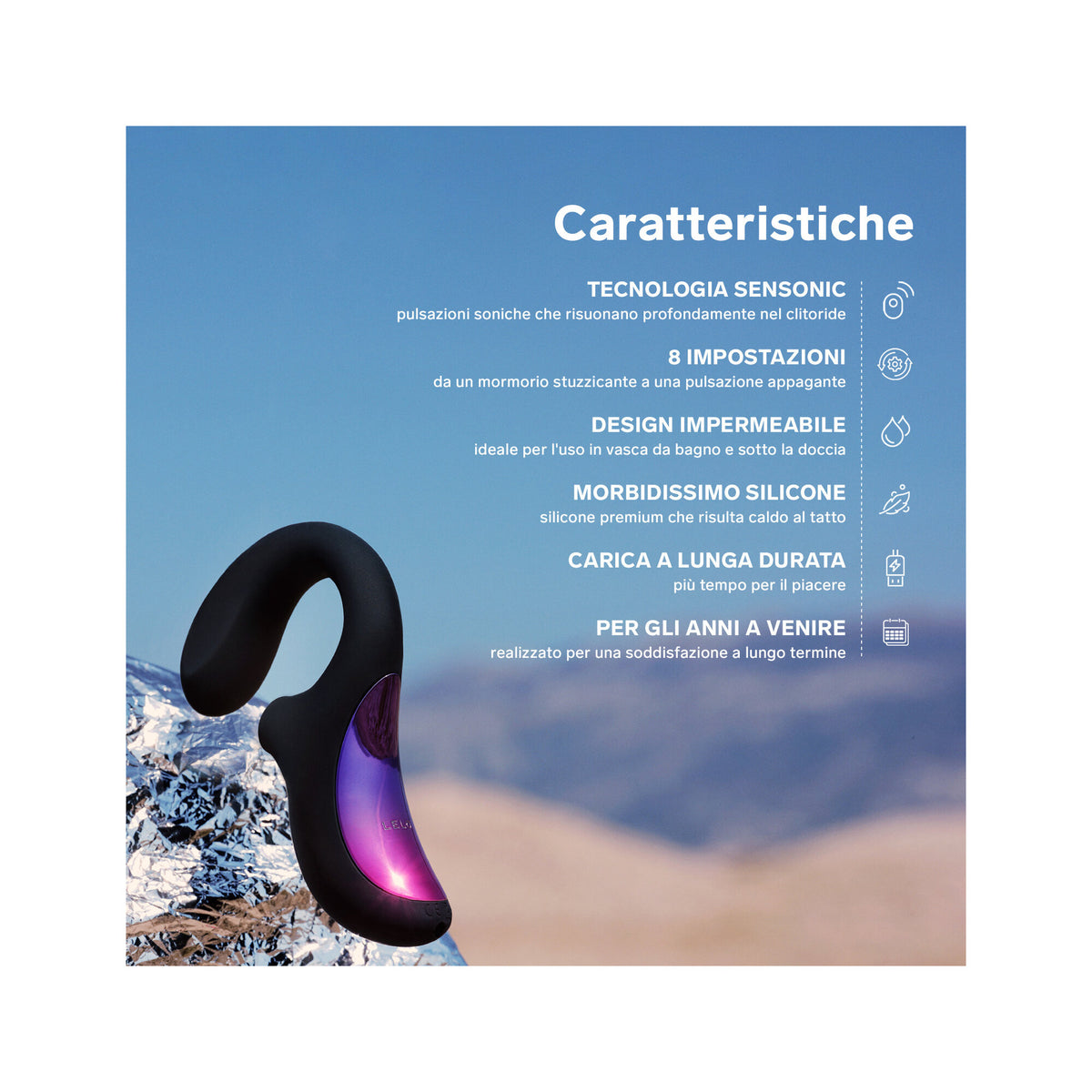 Lelo Enigma Massaggiatore Personale Donna Colore Nero-4