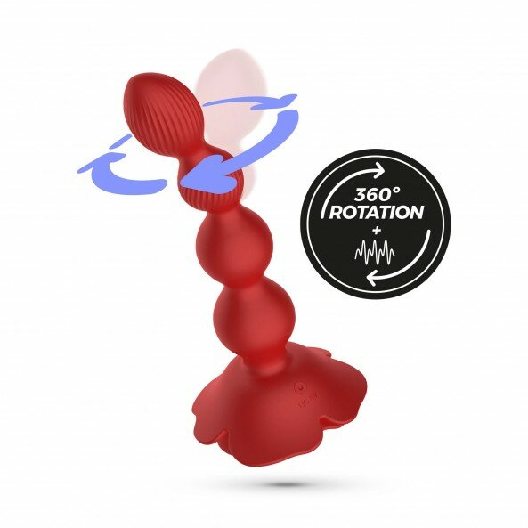 Crushious Plug Anale Rosaline Con Rotazione E Telecomando A Distanza-5