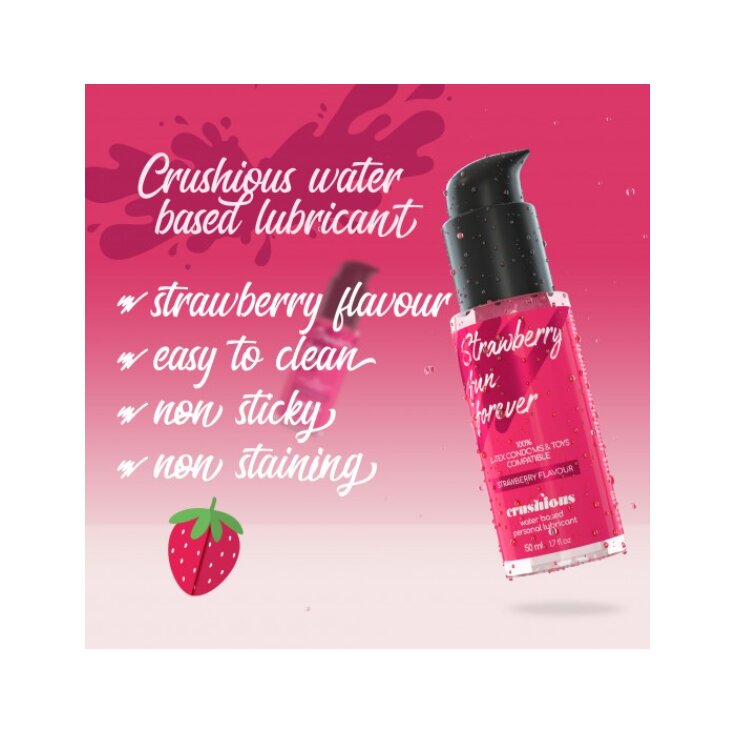 Crushious Lubrificante Aromatizzato Alla Fragola 50ml-4