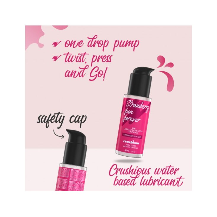 Crushious Lubrificante Aromatizzato Alla Fragola 50ml-6