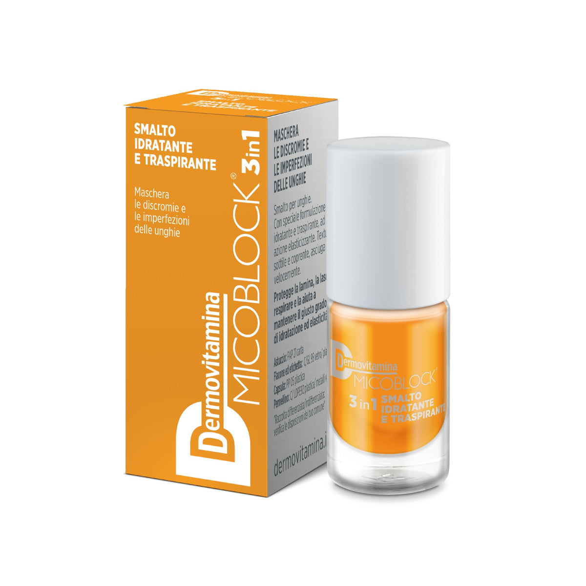 Dermovitamina Micoblock 3in1 Smalto Giallo 5ml-2
