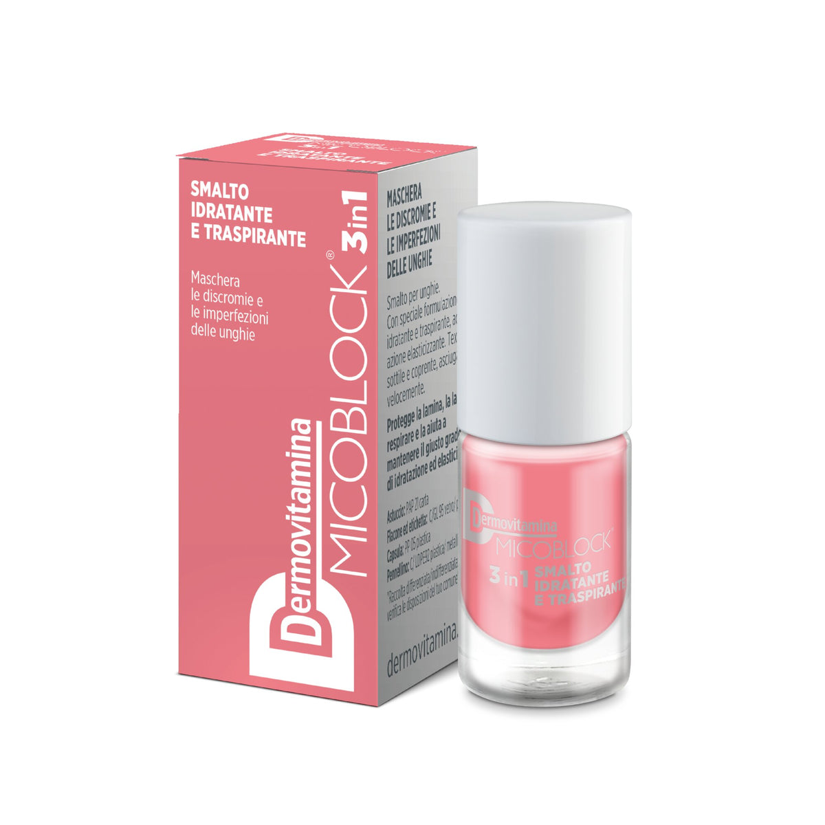 Dermovitamina Micoblock 3in1 Smalto Rosa 5ml-2
