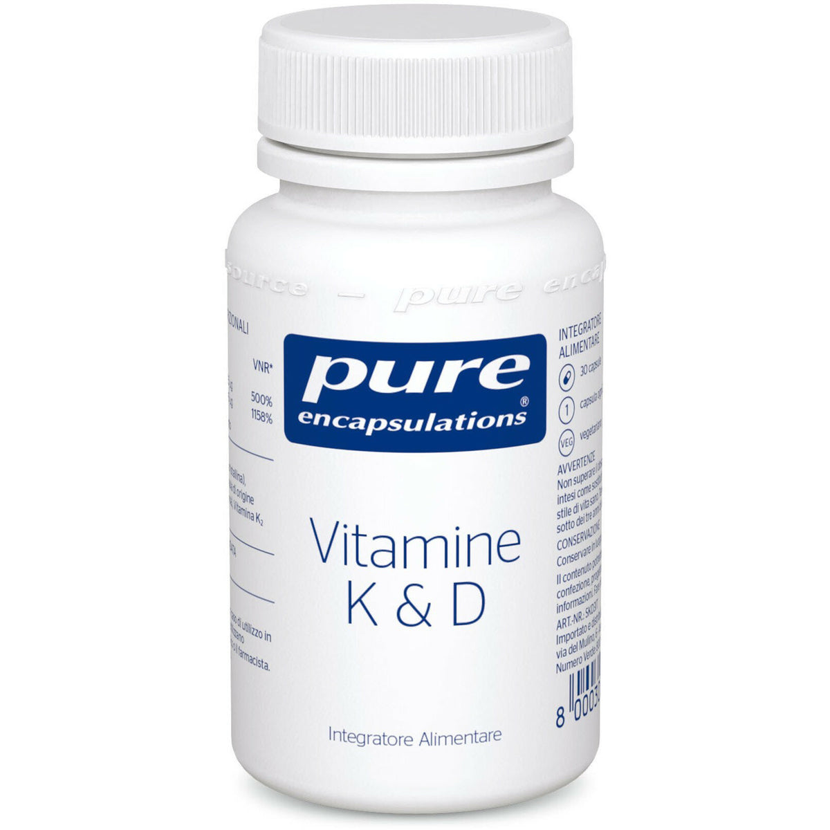 Pure Encapsulations Vitamine K&D 30 Capsule-3