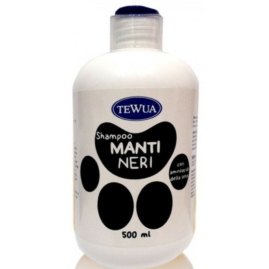 Tewua Shampoo Manti Neri/Scuri Ravvivante Cani/Gatti 500ml-2