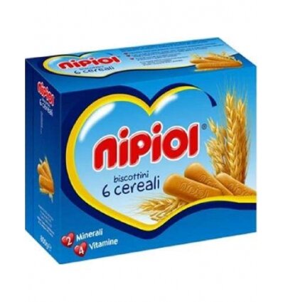 Nipiol Biscotti 6 Cereali Special Pack 20 Confezioni Da 66,5-1