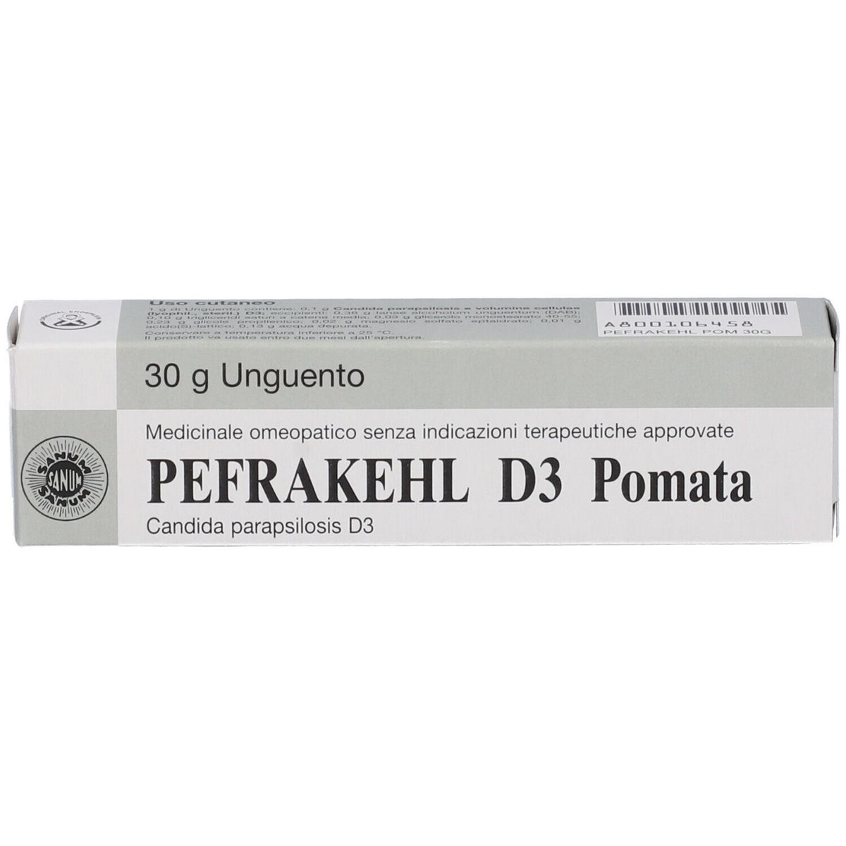Sanum Pefrakehl D3 Medicinale Omeopatico Pomata 30g