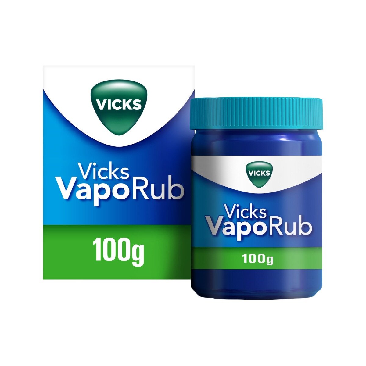 Vicks VapoRub Rimedio Per Raffreddore/Mal Di Gola/Tosse/Naso Chiuso Vasetto 100g-9