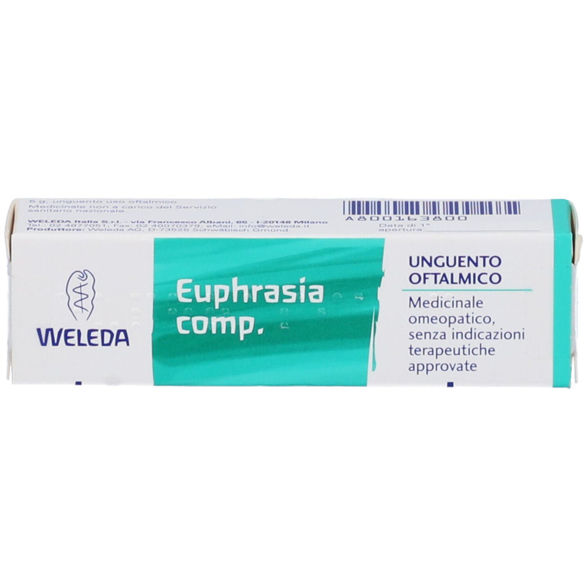Weleda Euphrasia Comp comp medicinale omeopatico unguento oftalmico 5g