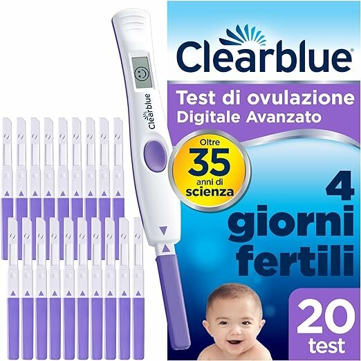 Test Di Ovulazione Clearblue Digitale Avanzato 20 Sticks-1