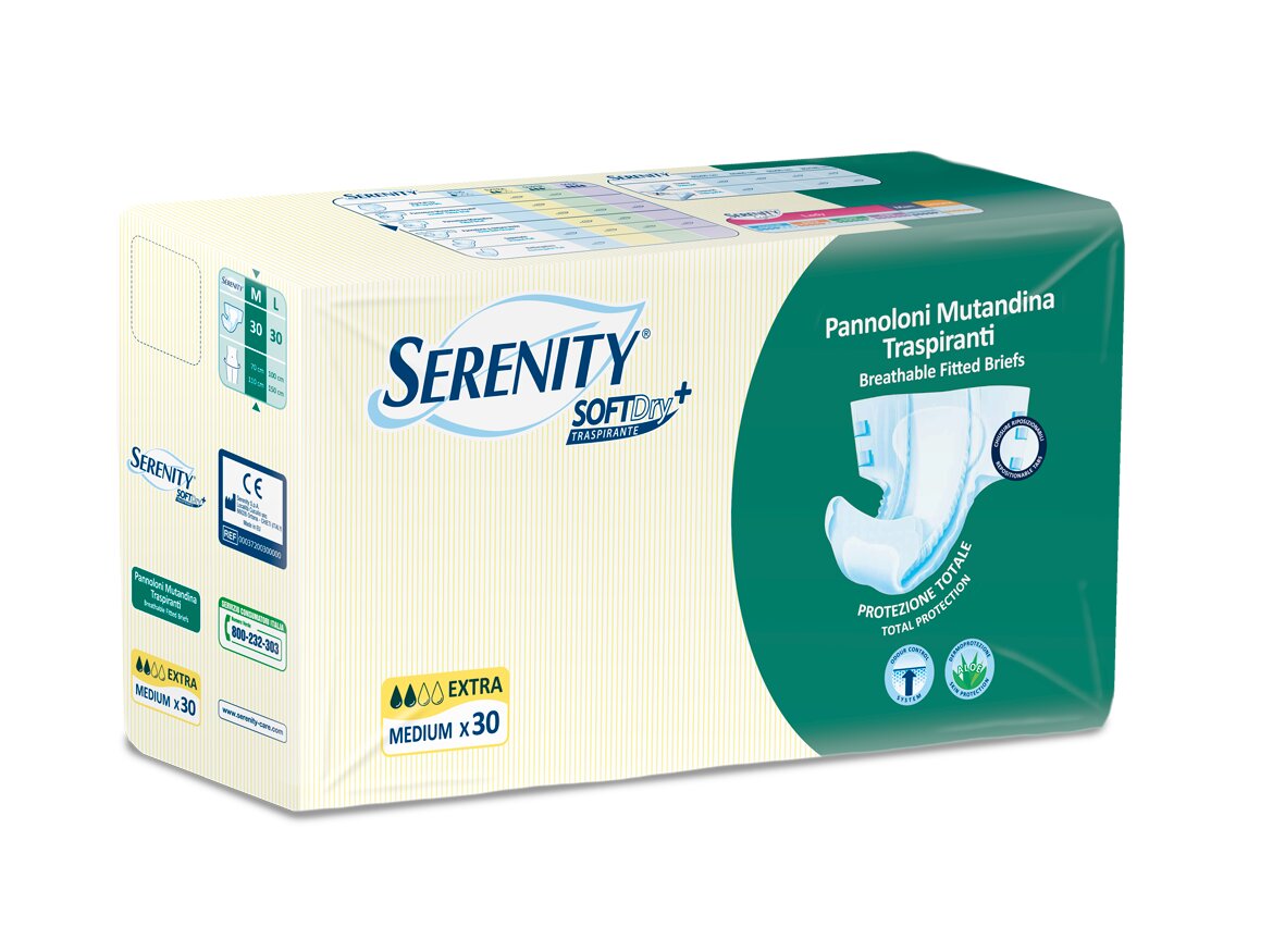 Serenity Soft Dry Pannolone Mutandina Extra Taglia L 30 pezzi-2
