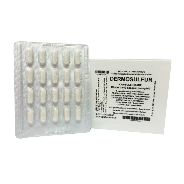 Oti Dermosulfur Medicinale Omeopatico 60 capsule-2