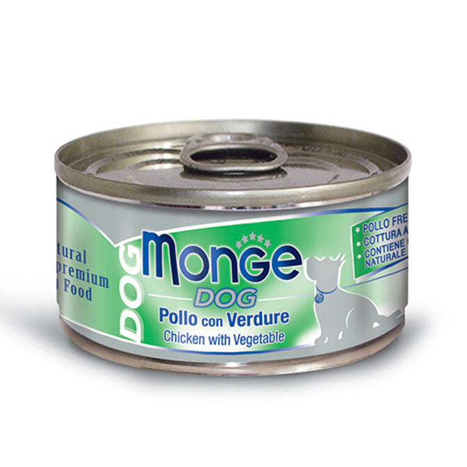 Monge Dog Pollo con Verdure Cibo Umido Per Cani Adulti 95g-2