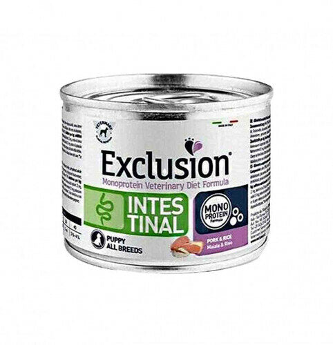 Dorado Exclusion Diet Intestinal Puppy All Breeds Con Maiale E Riso Cibo Umido Per Cani 200g-1