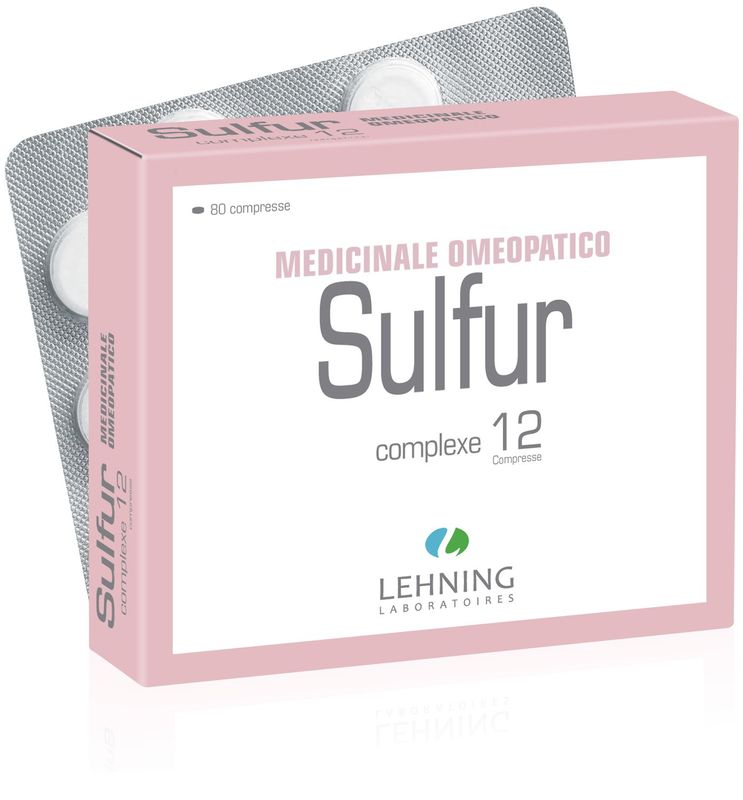 Lehning Sulfur Complexe 12 medicinale omeopatico 80 compresse-1