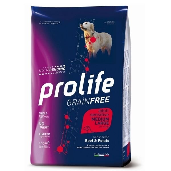 PROLIFE DOG GF AD BEEF&PO2,5KG-1