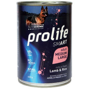 Prolife Smart Agnello Fresco Con Riso Cibo Umido Per Cani Adulti Taglia Media/Grande Lattina 400g-1